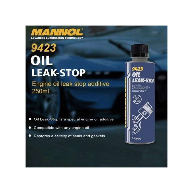 תוסף עוצר נזילות במנוע 250 מ"ל MANNOL STOP LEAK
