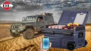 מקרר\מקפיא חדיש Dual Zone נייד לרכב 55ליטר מדחס LG