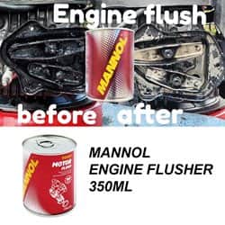 פלאש לניקוי מנוע לפני החלפת שמן MANNOL 9900 גרמניה 350מ"ל