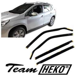 סט 4 מגני רוח לחלונות הרכב תוצרת HEKO פולין
