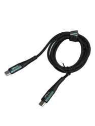 כבל טעינה איכותי TYPE-C ל TYPE-C מתאים לכל הניידים החדישים ביותר 1.20מ 2.4A