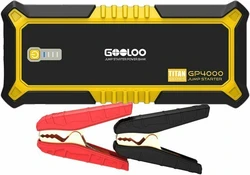 מיני בוסטר מהפכני 26800mAh 12V לרכבי דיזל ובנזין Gooloo GP4000PRO