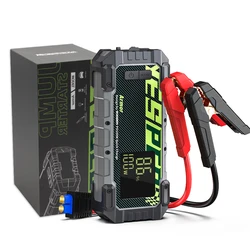 מיני בוסטר מהפכני Yesper Armor 20000mAh 12V דיגיטלי מוגן IP65 לרכבי בנזין ודיזל גדולים