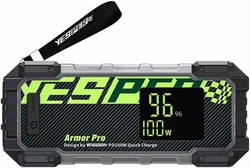 מיני בוסטר מהפכני Yesper Armor 20000mAh 12V דיגיטלי מוגן IP65 לרכבי בנזין ודיזל גדולים