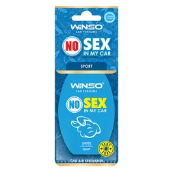 כרטיס רייחני NO SEX IN MY CAR לתלייה במגוון ניחוחות