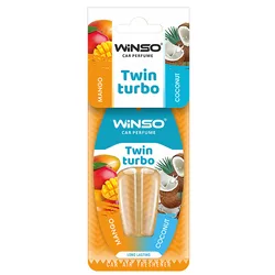 ריחן תליה חדיש עם קפסולה ריחנית כפולה המשלבת שני ניחוחות לבחירה במוצר אחד