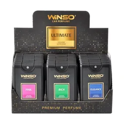 ספריי בישום המיוצר על בסיס תמציות בישום צרפתיים אלגנטיים לרכב ולבית במגוון ניחוחות 18מ"ל