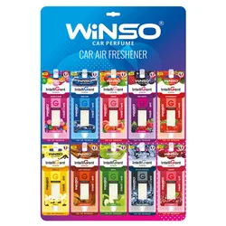 כרטיס ריחני לתליה ברכב עם ממברנה ריחנית ועוצמתית לפיזור ניחוח איכותי וארוך טווח במגוון ניחוחות