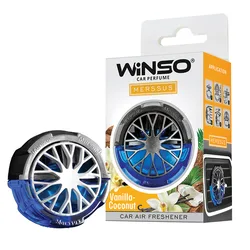 מבשם אוויר יוקרתי בצורת גלגל לתפיסה על תריסי המזגן ברכב {18מ"ל}