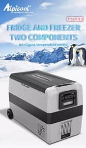 מקרר\מקפיא איכותי לרכב 50 ליטר שני תאים TWIN COOLING INVERTER ‏מדחס LG