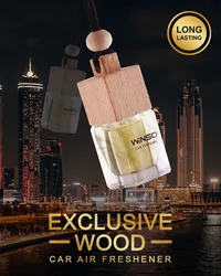 מבשם אוויר אקסלוסיב ווד בקבוק תלייה 6מ"ל בניחוח בושם יוקרתי