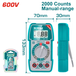 רב מודד דיגיטלי כולל תאורה