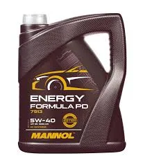 שמן מנוע 5W40 סינטטי מלא CH-4 SN גלון 5 ליטר מנול
