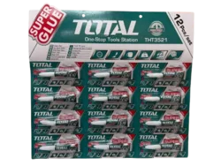 דבק מהיר 3 שניות SUPER GLUE למשקל עד 3ק"ג TOTAL THT 3521