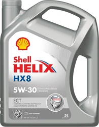 שמן מנוע Shell Helix HX8 5W30 ECT 5L סנטטי מלא תקן VW504/507