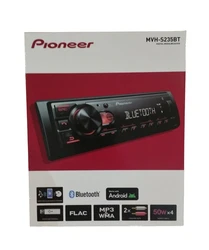 רדיו ללא דיסק לרכב פיוניר עם בלוטוס + כניסות USB/AUX