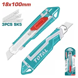 סכין חיתוך יפני מקצועי הכולל 3 להבים להחלפה 18X100MM